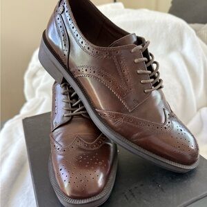 Classic Brown Women's Leather Oxfords